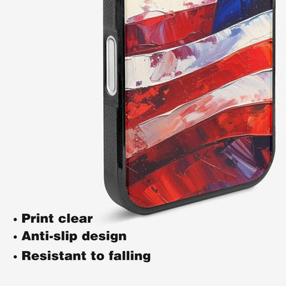iPhone 16 Plus Case — Usa Flag Stars And Stripes Art, Custom Art Phone Cover