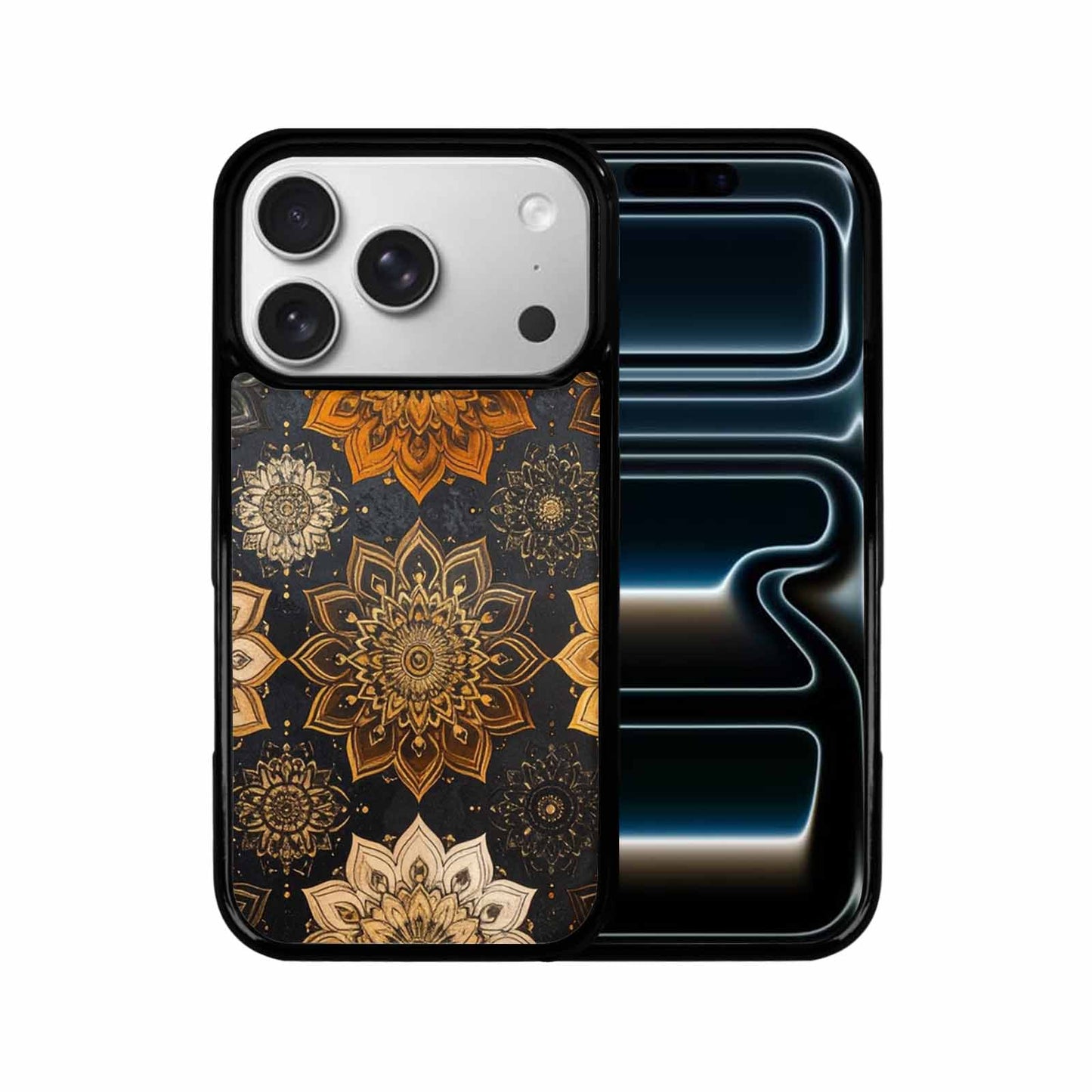 iPhone 17 Pro Case — Small Mandala Pattern Randomly Varying Floral, Custom Phone Case