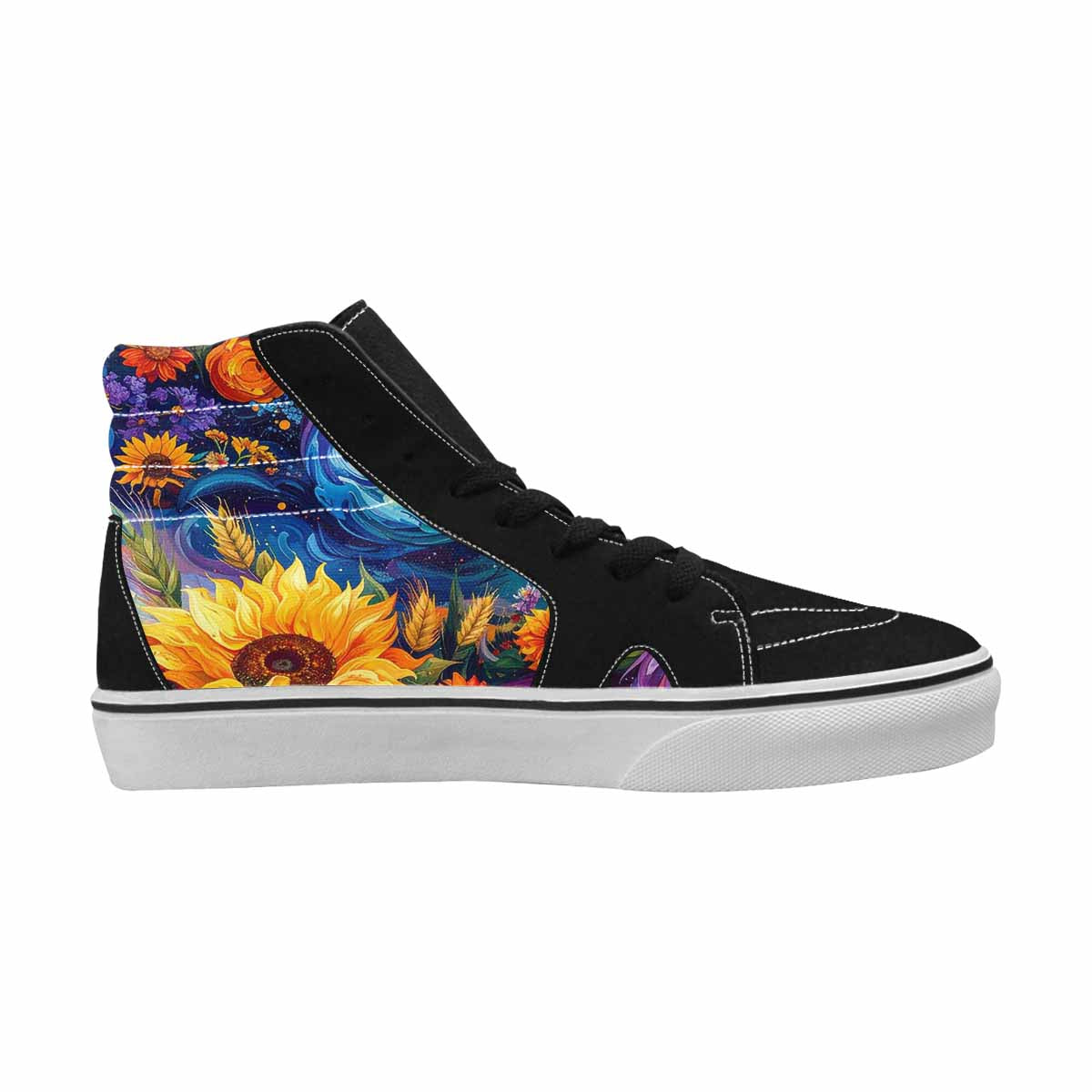 MEN'S Blend All Versions High Top Canvas Vibrant Chaos Sneakers