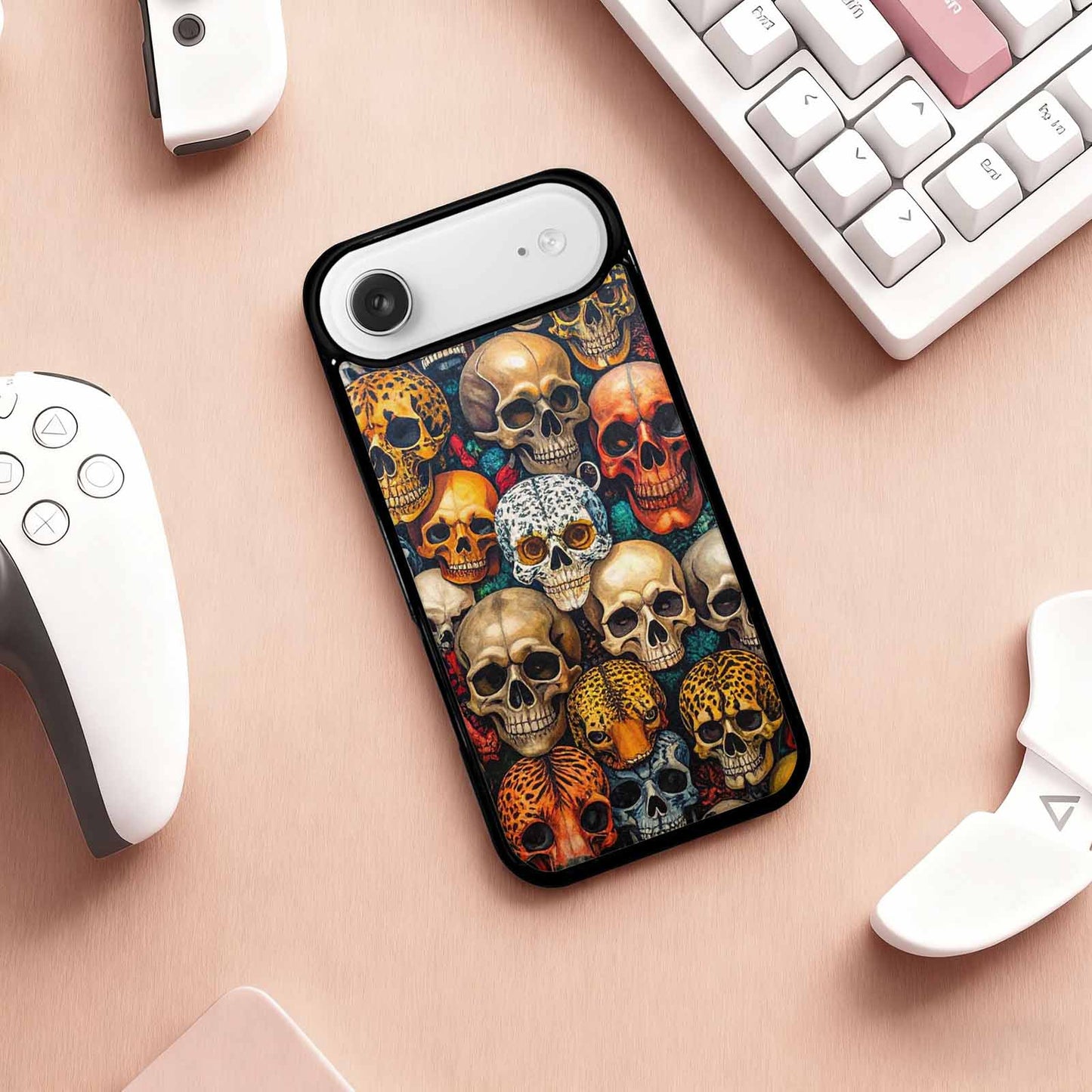 iPhone 17 Air Case — Skulls Animal Printskulls Patt Pvm Gothic, Custom Made Phone Cover