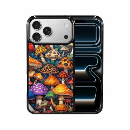 iPhone 17 Pro Max Case — Mushrooms Pattern Hundreds Of Original Art, Custom Art Phone Cover