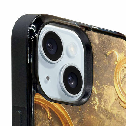 iPhone 15 Plus Case — Klimt Gold Leaf Artwork Pattern, Custom Art Phone Cover