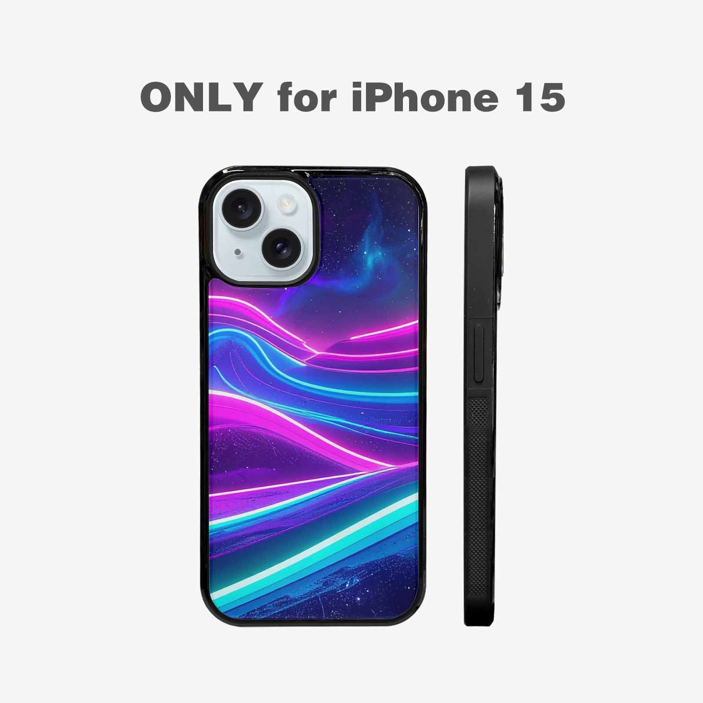 iPhone 15 Case — 80s Neon Cartoon, Custom Phone Case