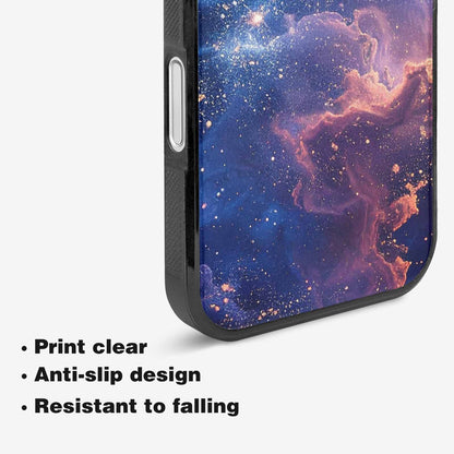 iPhone 16 Plus Case — Nebula Texture With Dense Star Cluster, Custom Art Phone Cover