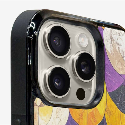 iPhone 15 Pro Max Case — Nonbinary Flag Color Theme Small Rainbow, Unique Phone Case Design