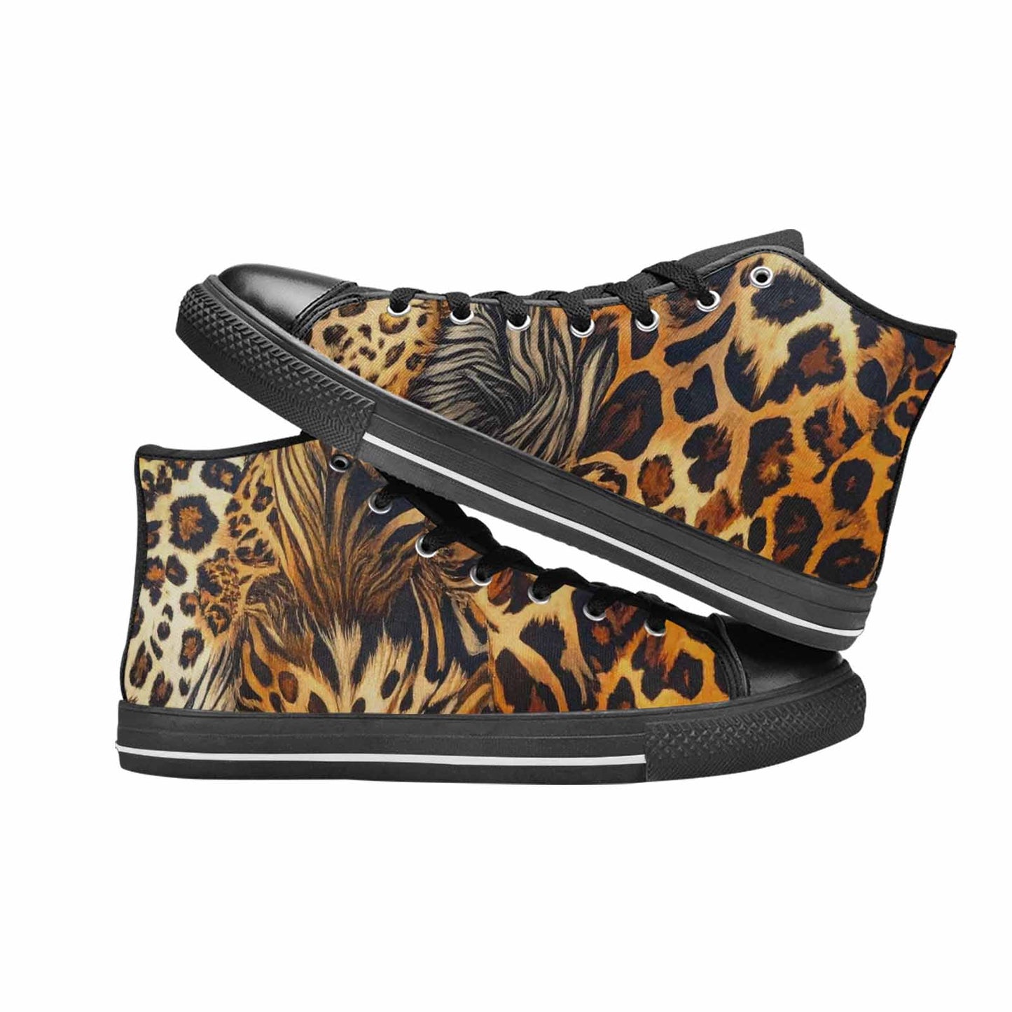 MEN'S Animal Print High Top Canvas Dreamcore Shoes
