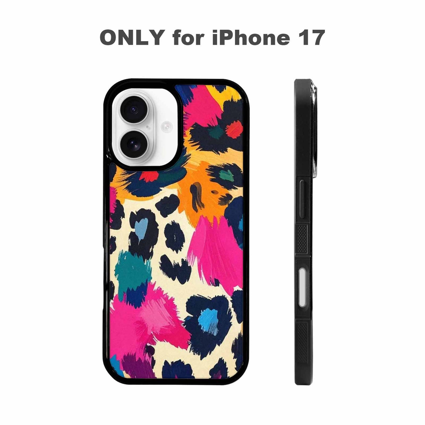 iPhone 17 Case — Full Color Vibrant Animal Print, Custom Made Phone Cover