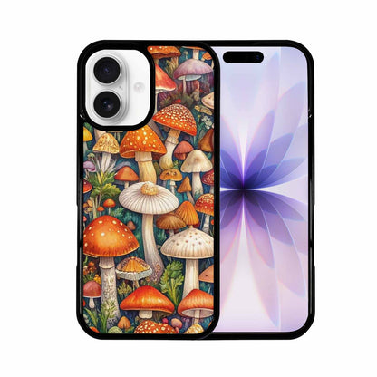 iPhone 17 Case — Mushrooms (general) Mushrooms Pattern Original Art, Personalized Phone Case