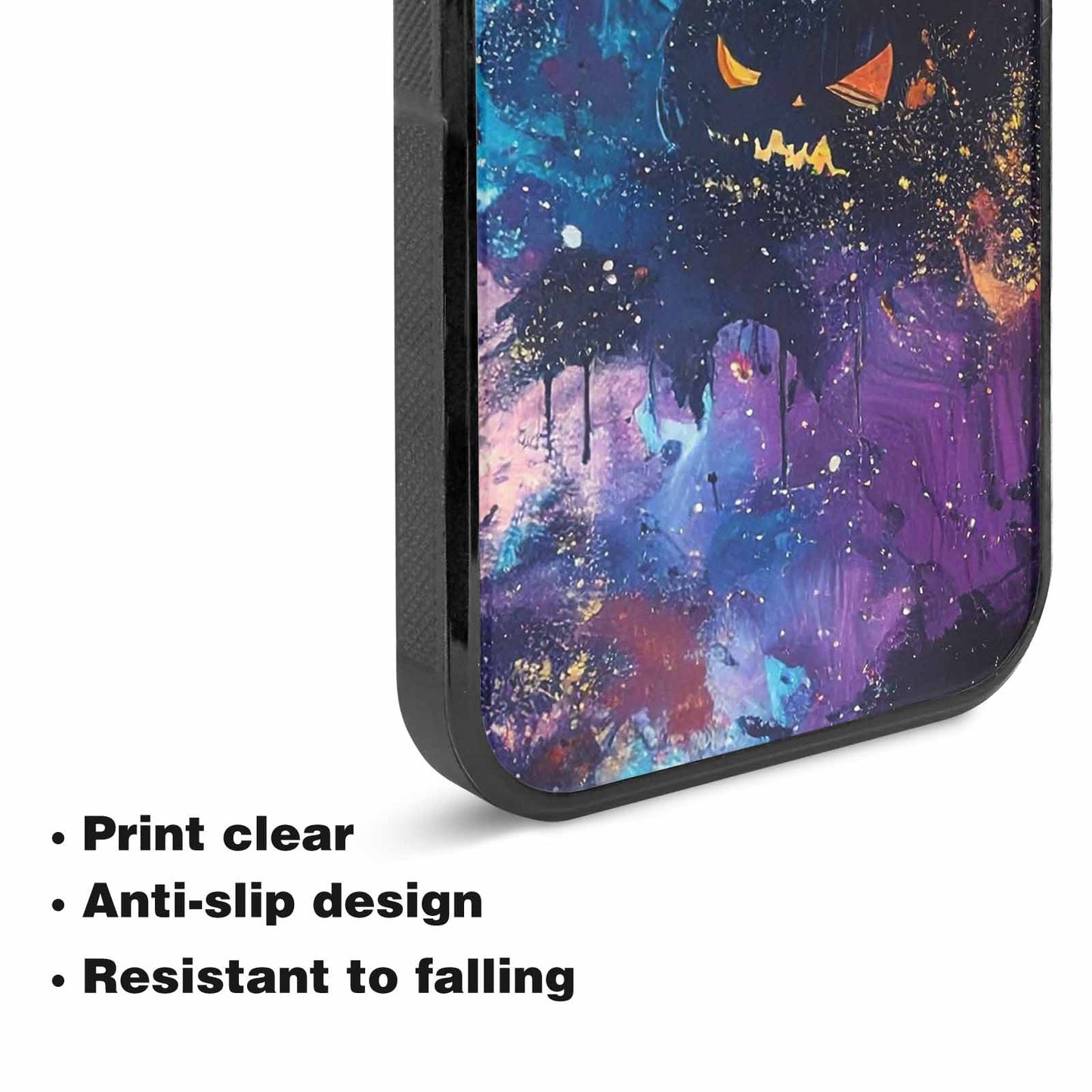 iPhone 15 Plus Case — Eamless Repeating Pattern Of Overlapping Pumpkin, Custom Print Case Cover