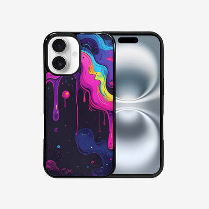 iPhone 16 Case — Rick And Morty Style Art Dripping, Custom Phone Case