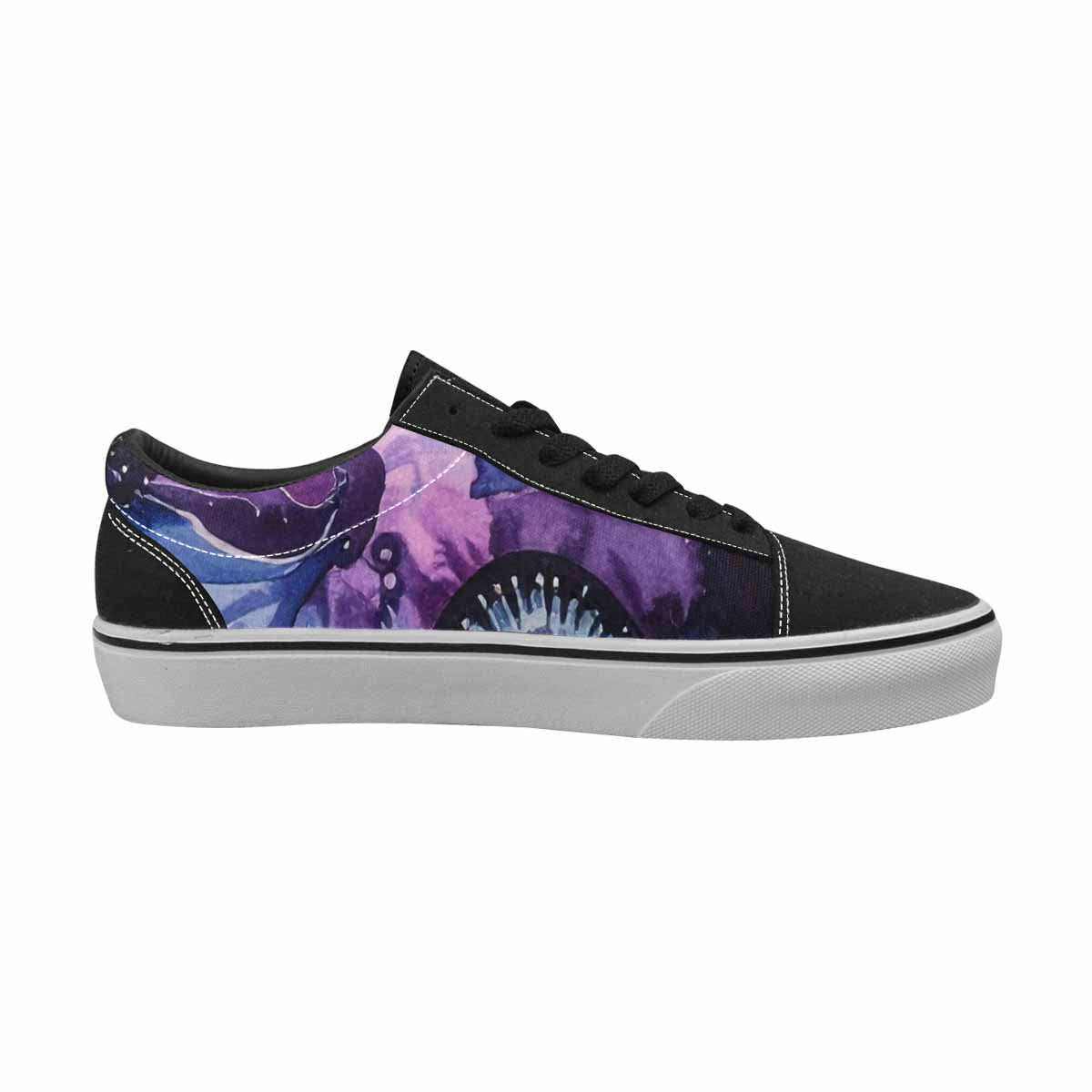 WOMEN'S Tie Lace-Up Canvas Neon Fantasy Custom Shoes