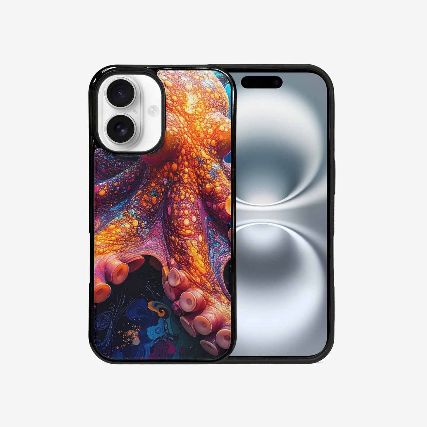 iPhone 16 Case — Octopus Tentacle Octopus Tentacle Pattern Hundreds, Custom Designed Case Cover