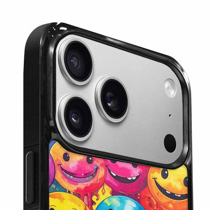 iPhone 17 Pro Max Case — Smiley Facessmiley Faces Tie Original Art, Unique Phone Case Design