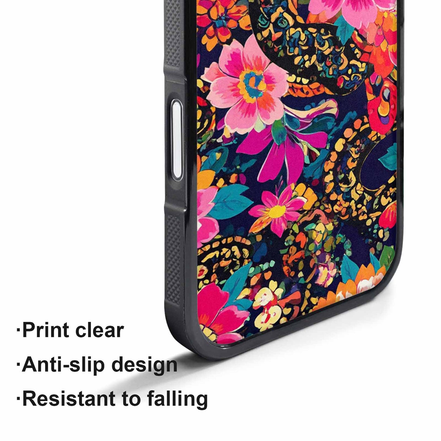 iPhone 17 Air Case — Snakes Print Floral Seamless Pattern Floral, Personalized Phone Case