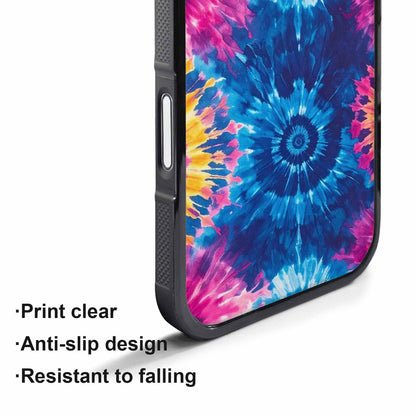 iPhone 17 Pro Case — Small Tie Dye Swirl Pattern Tie, Customized Protective Case