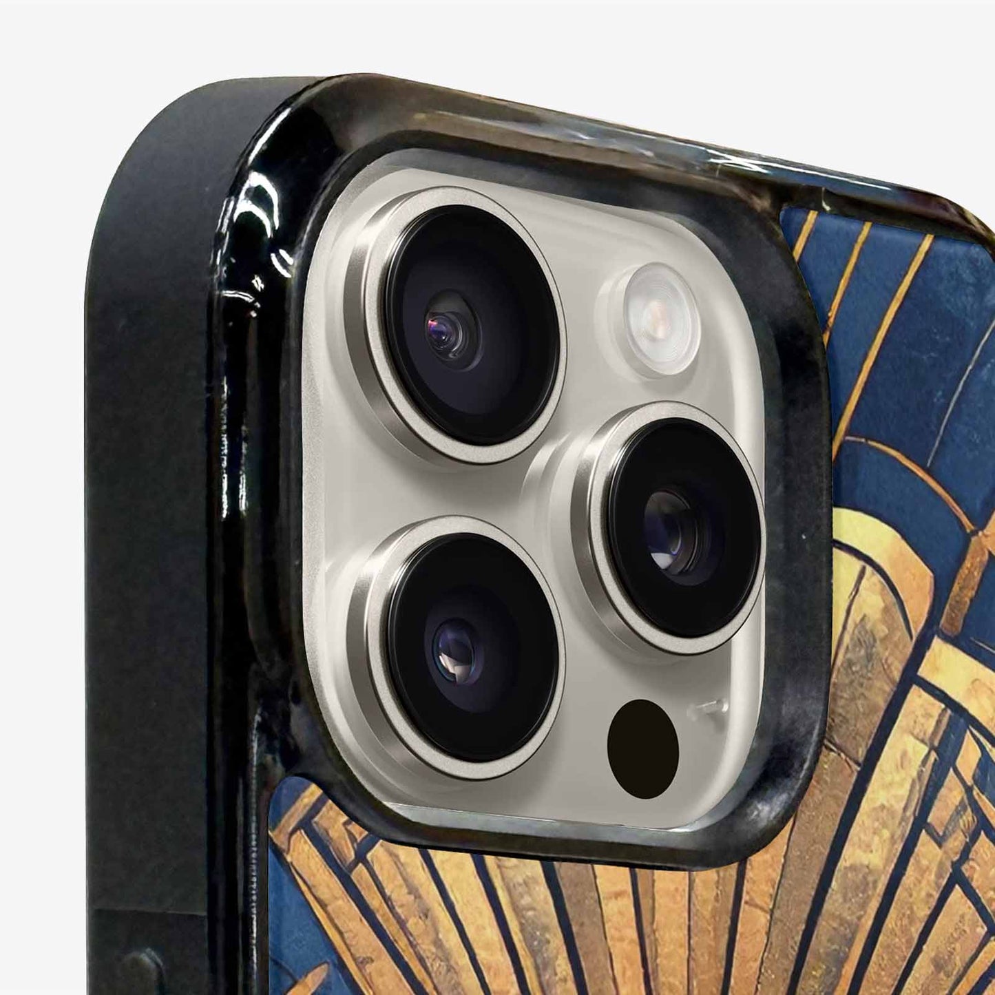 iPhone 16 Pro Case — Art Deco Illustration Pattern, Custom Art Phone Cover