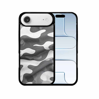 iPhone 17 Air Case — Grey Camo Print Camo, Custom Made Phone Cover