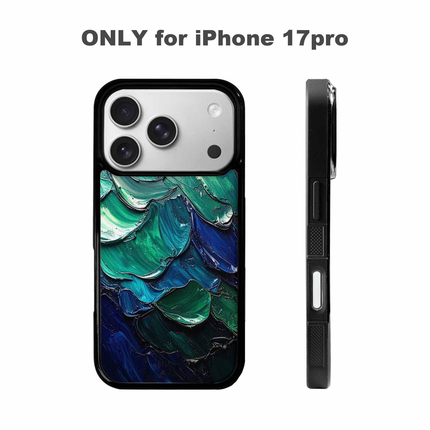 iPhone 17 Pro Case — Seamless Tileable Pattern Of Overlapping Tie, Custom Made Phone Cover