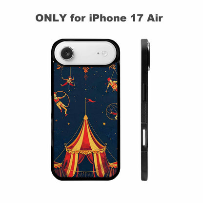 iPhone 17 Air Case — Vintage Circus Art Pattern Retro Vintage, Personalized Phone Case