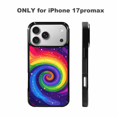 iPhone 17 Pro Max Case — Rainbow Pride Galaxy Seamless Galaxy Space, Custom Art Phone Cover