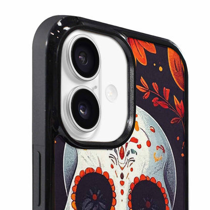 iPhone 17 Case — Halloween Art Print Edge Gothic Skulls, Custom Phone Case