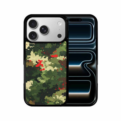 iPhone 17 Pro Case — Small Military Camouflage Blotch Pattern Camo, Customized Protective Case