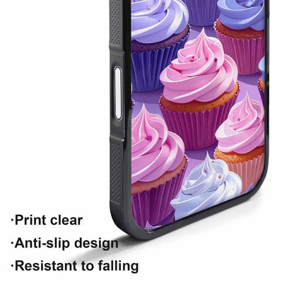 iPhone 17 Pro Case — Chrome Retro Cupcake Retro Vintage, Custom Art Phone Cover