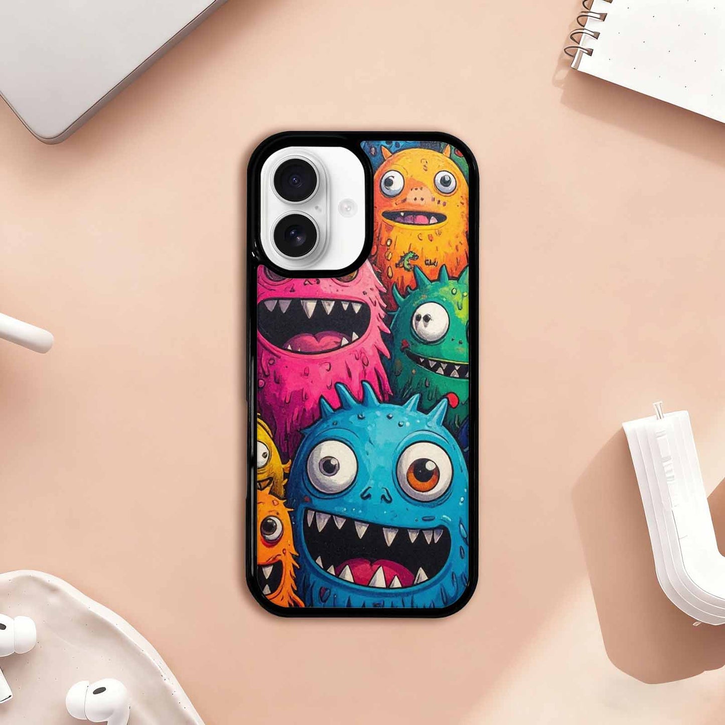 iPhone 17 Case — Monsters (general) Cartoon Monst Of4 Cartoon, Custom Made Phone Cover