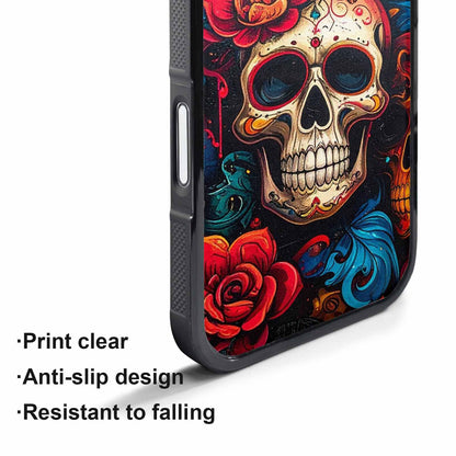 iPhone 17 Air Case — Graffiti Skull Gothic Skulls, Custom Printed Phone Case