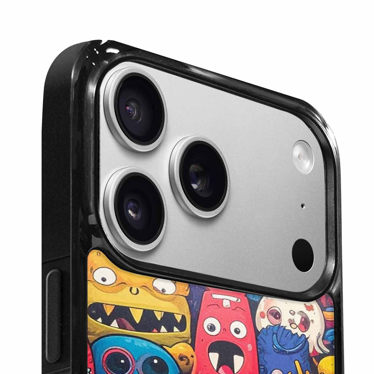iPhone 17 Pro Max Case — Small Cartoon Monster Character Cartoon Cute, Unique Phone Case Design