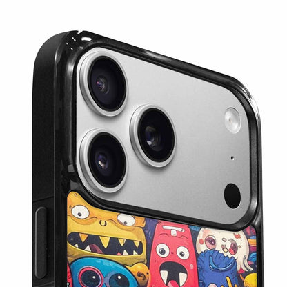 iPhone 17 Pro Max Case — Small Cartoon Monster Character Cartoon Cute, Unique Phone Case Design