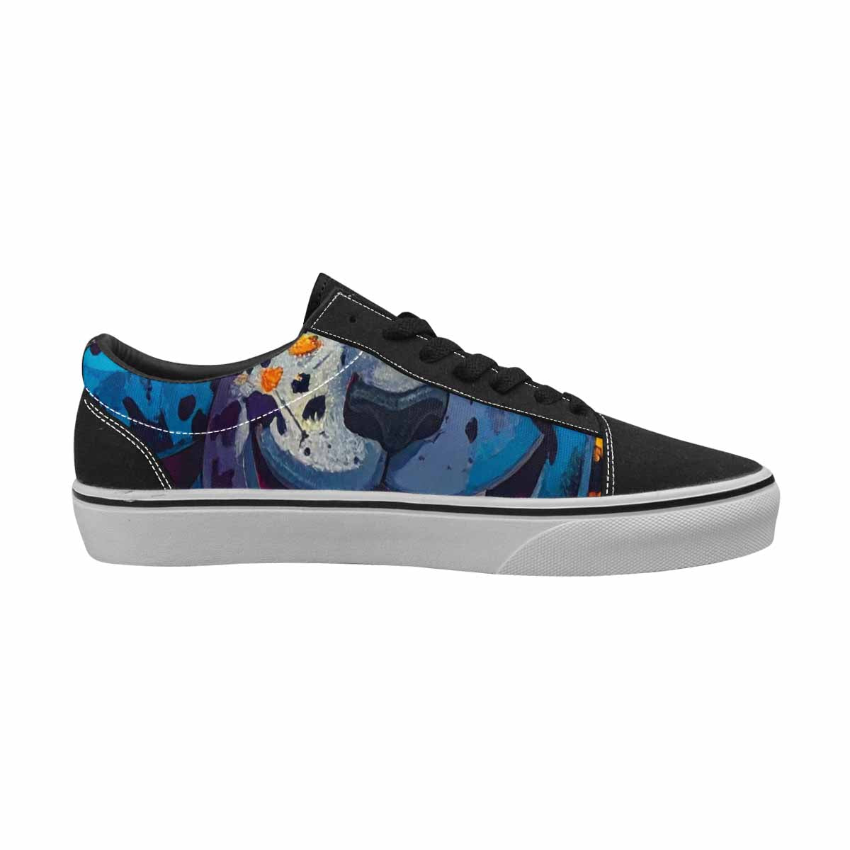 WOMEN'S Smiley Faces Lace-Up Canvas Surreal Custom Shoes