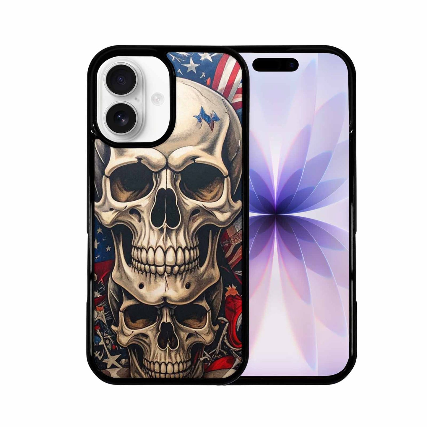 iPhone 17 Case — Skull Dark Art Gothic Print Gothic, Custom Made Phone Cover