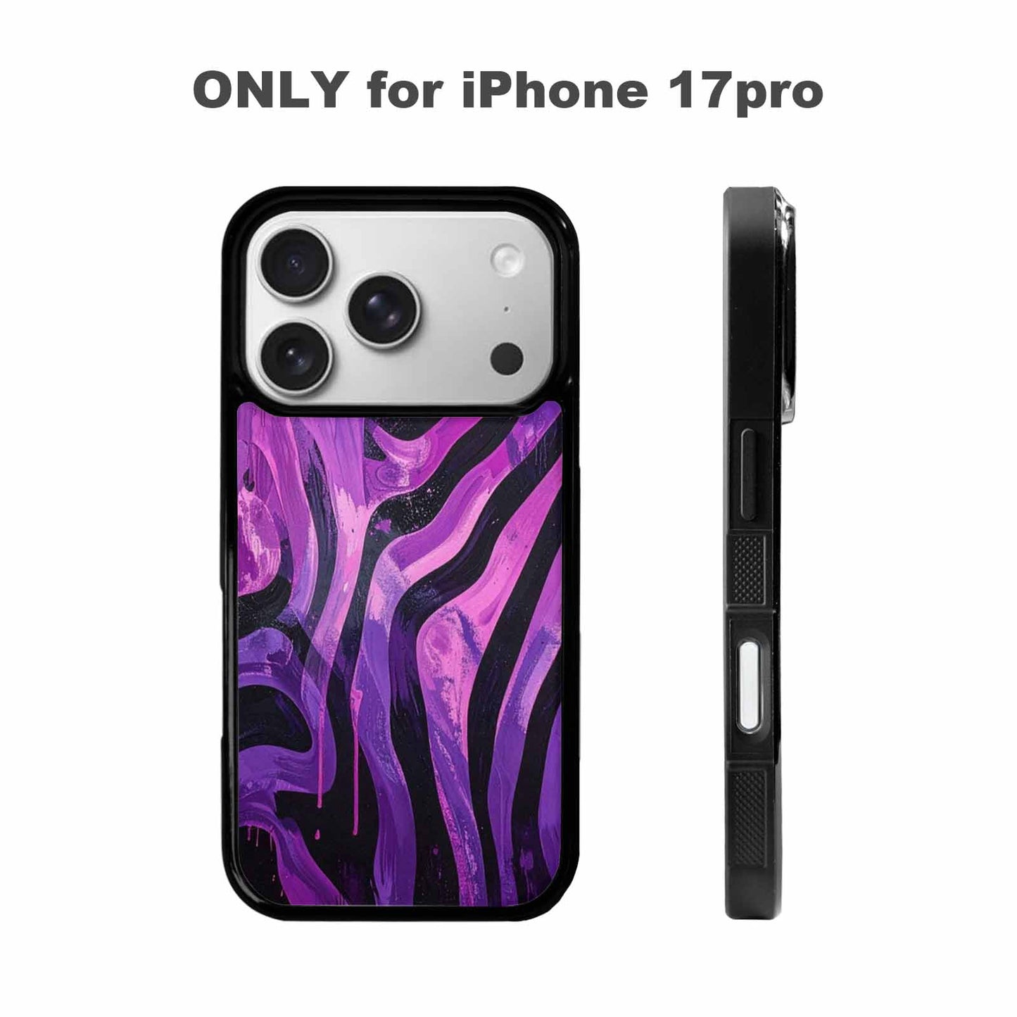 iPhone 17 Pro Case — Seamless Repeating Pattern Of Overlapping Animal, Custom Made Phone Cover