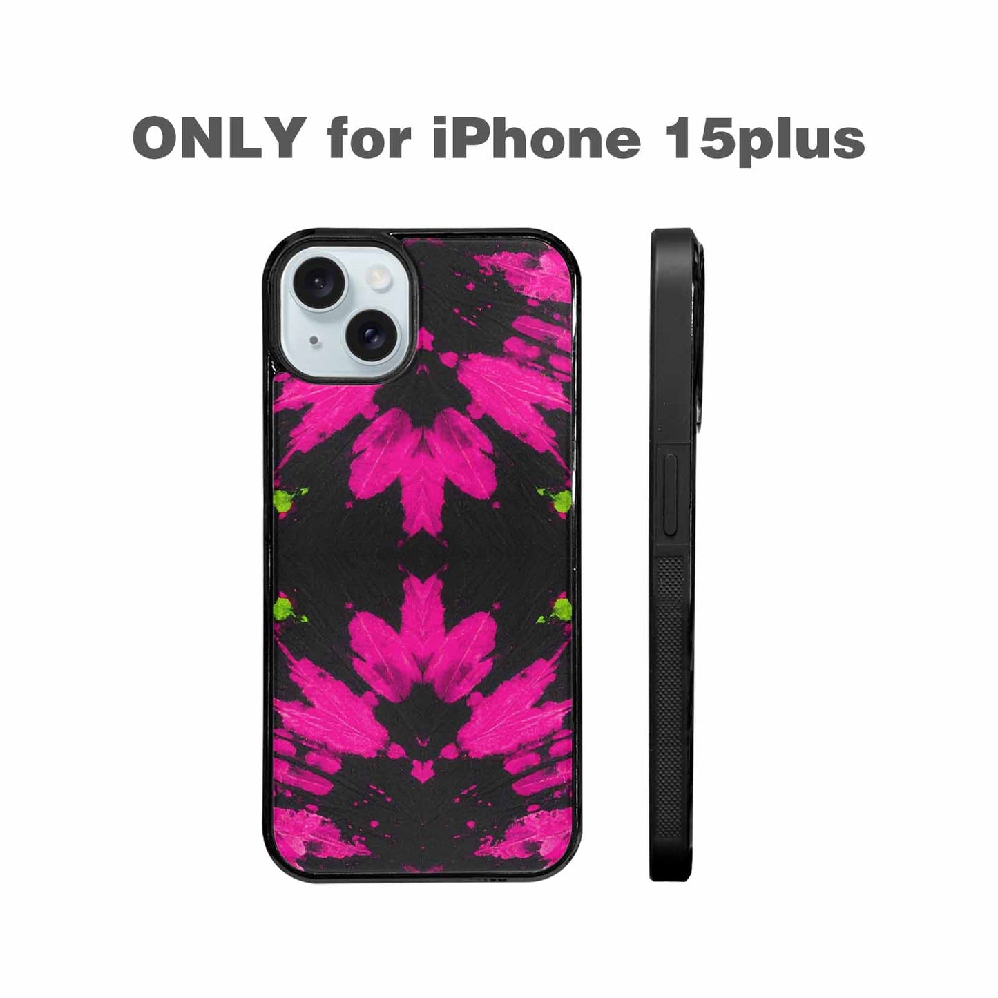 iPhone 15 Plus Case — Acid Wash Tie Dye Pattern High, Custom Print Case Cover