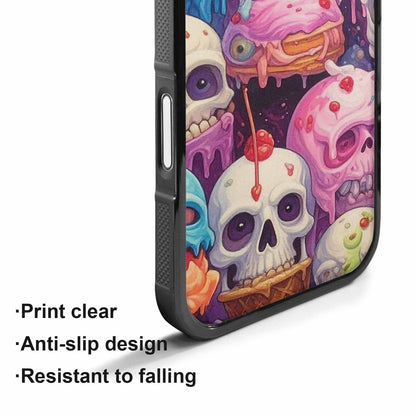 iPhone 17 Case — Ice Cream Monsters Skullsmelti Gothic Skulls, Custom Made Phone Cover