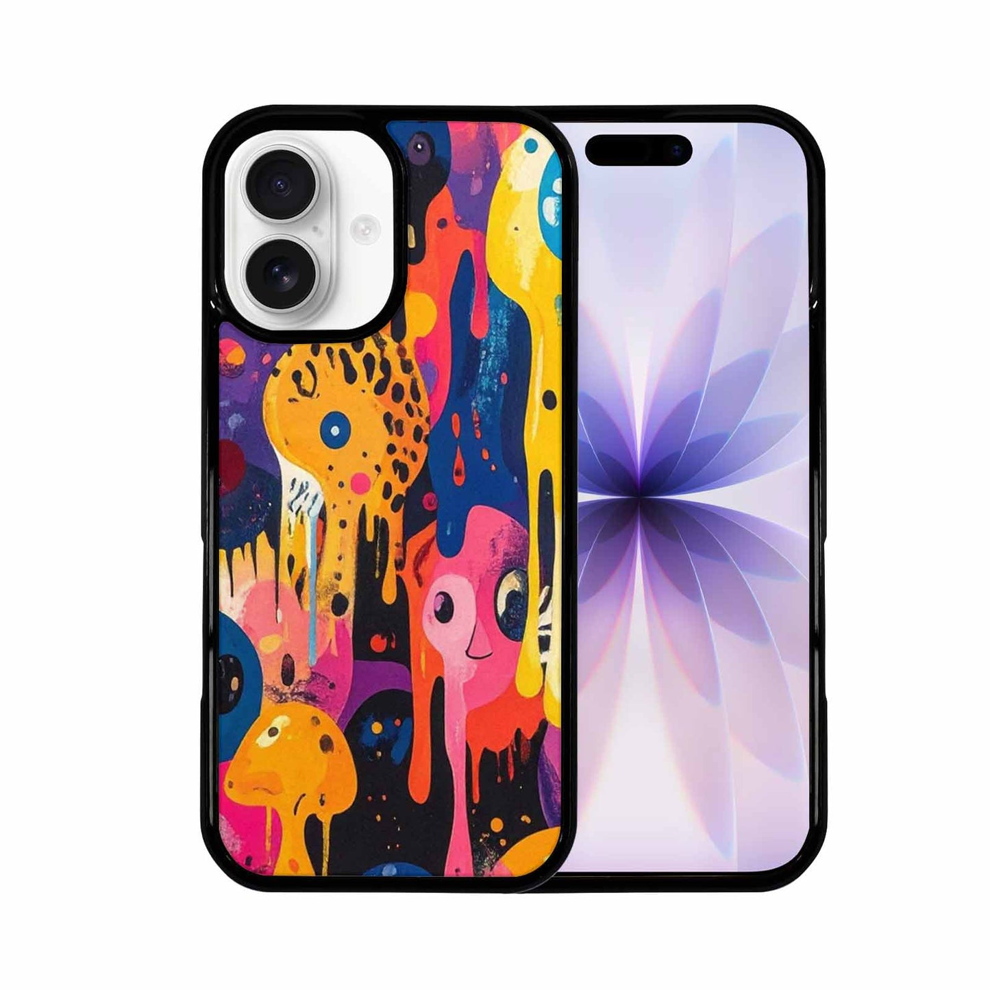iPhone 17 Case — Melting Aliens Pattern Alien Scifi, Personalized Phone Case