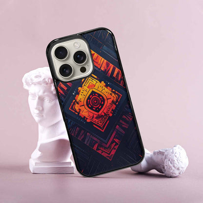 iPhone 16 Pro Case — Wild Tribal Ripple, Custom Designed Case Cover
