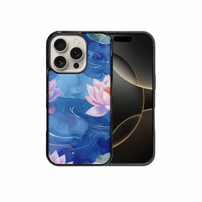 iPhone 16 Pro Case — Monet Water Lilies Painting Pattern, Custom Printed Phone Case