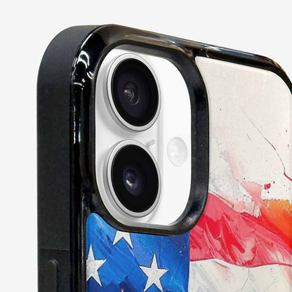 iPhone 16 Plus Case — Usa Flag Stars And Stripes Art, Original Design Phone Case