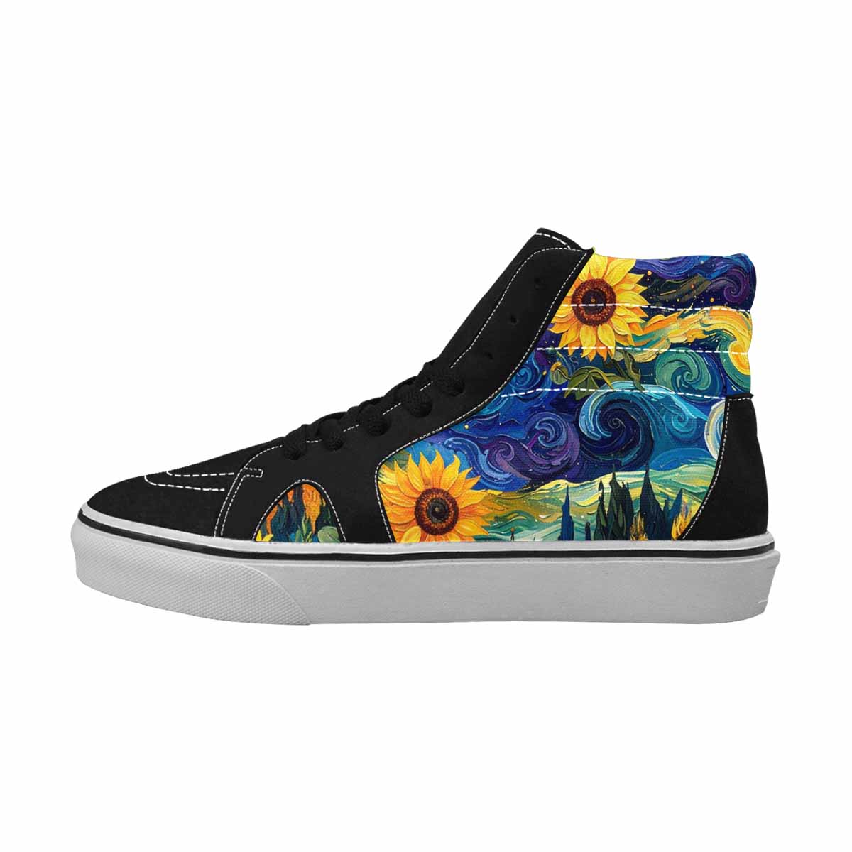 MEN'S Blend All Versions High Top Canvas Neon Fantasy Shoes