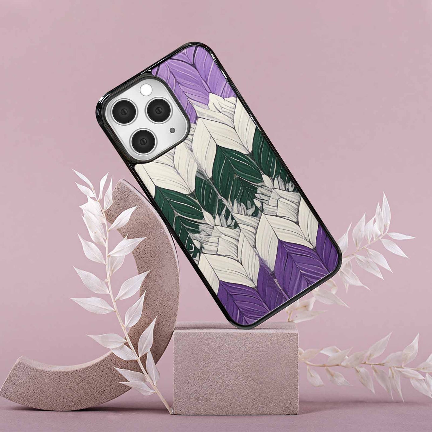 iPhone 15 Pro Max Case — Genderqueer Flag Color Theme Small Rainbow, Custom Art Phone Cover