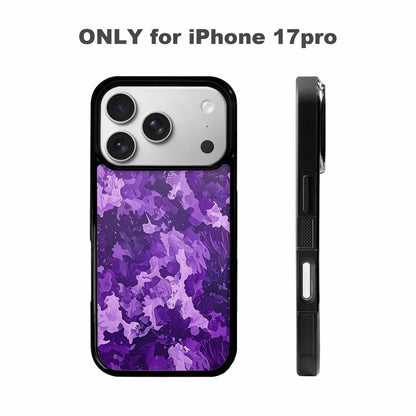 iPhone 17 Pro Case — Small Military Camouflage Blotch Pattern Camo, Customized Protective Case