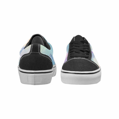 WOMEN'S Surrealist Dreamscape Canvas Lace-Up Neon Fantasy Shoes