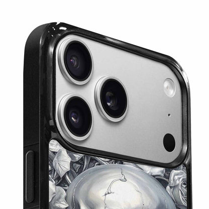 iPhone 17 Pro Case — Seamless Tileable Pattern Of Overlapping Gothic, Custom Art Phone Cover