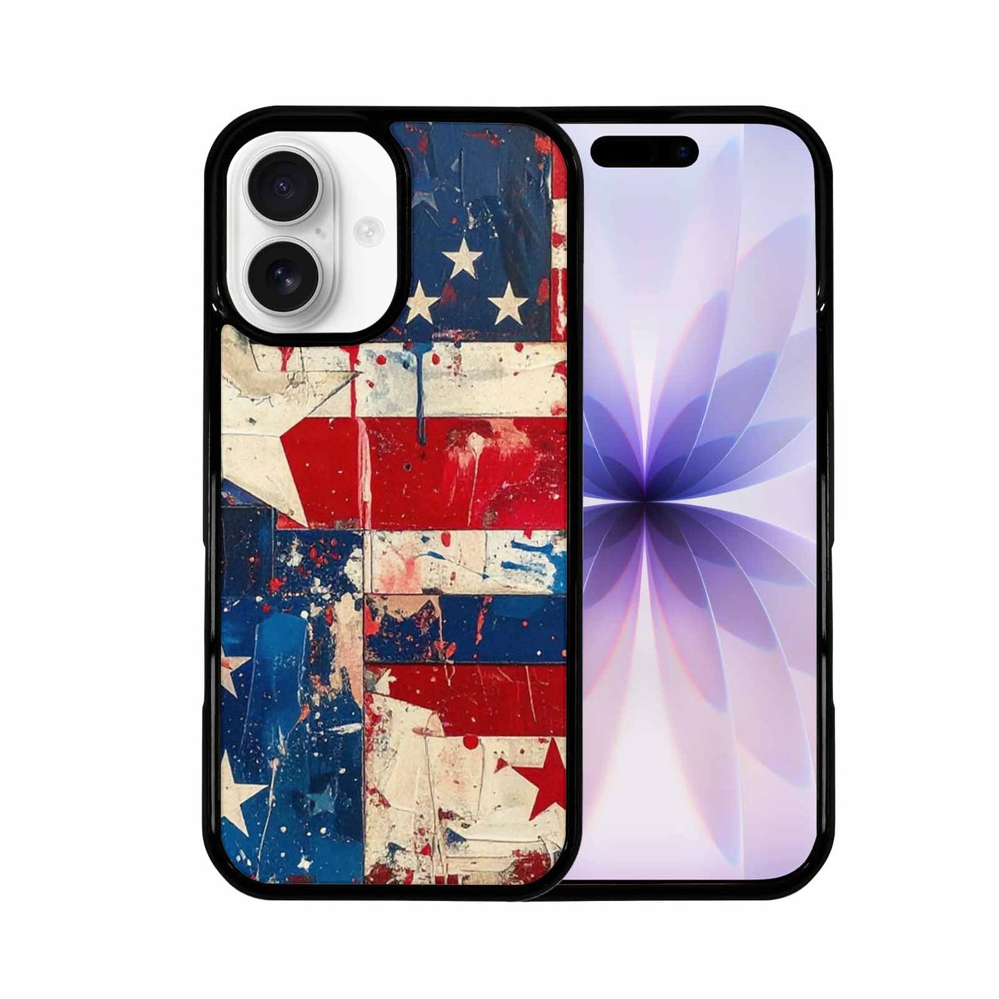 iPhone 17 Case — Patriotic Stars And Stripes Galaxy Space, Custom Art Phone Cover