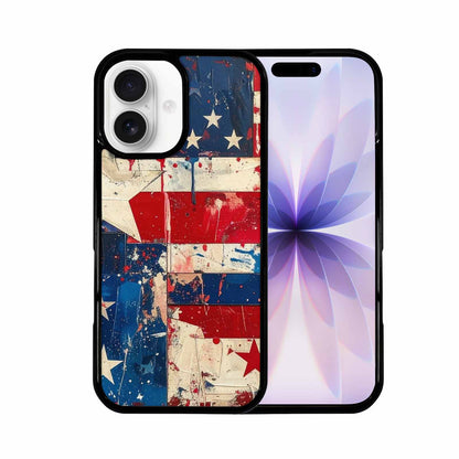 iPhone 17 Case — Patriotic Stars And Stripes Galaxy Space, Custom Art Phone Cover