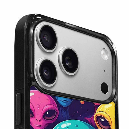iPhone 17 Pro Case — Alien Ufo Cartoon Art Pattern Alien, Personalized Phone Case