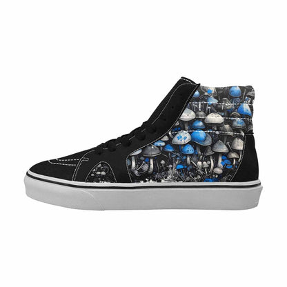 MEN'S Mushrooms (general) High Top Canvas Surreal Shoes