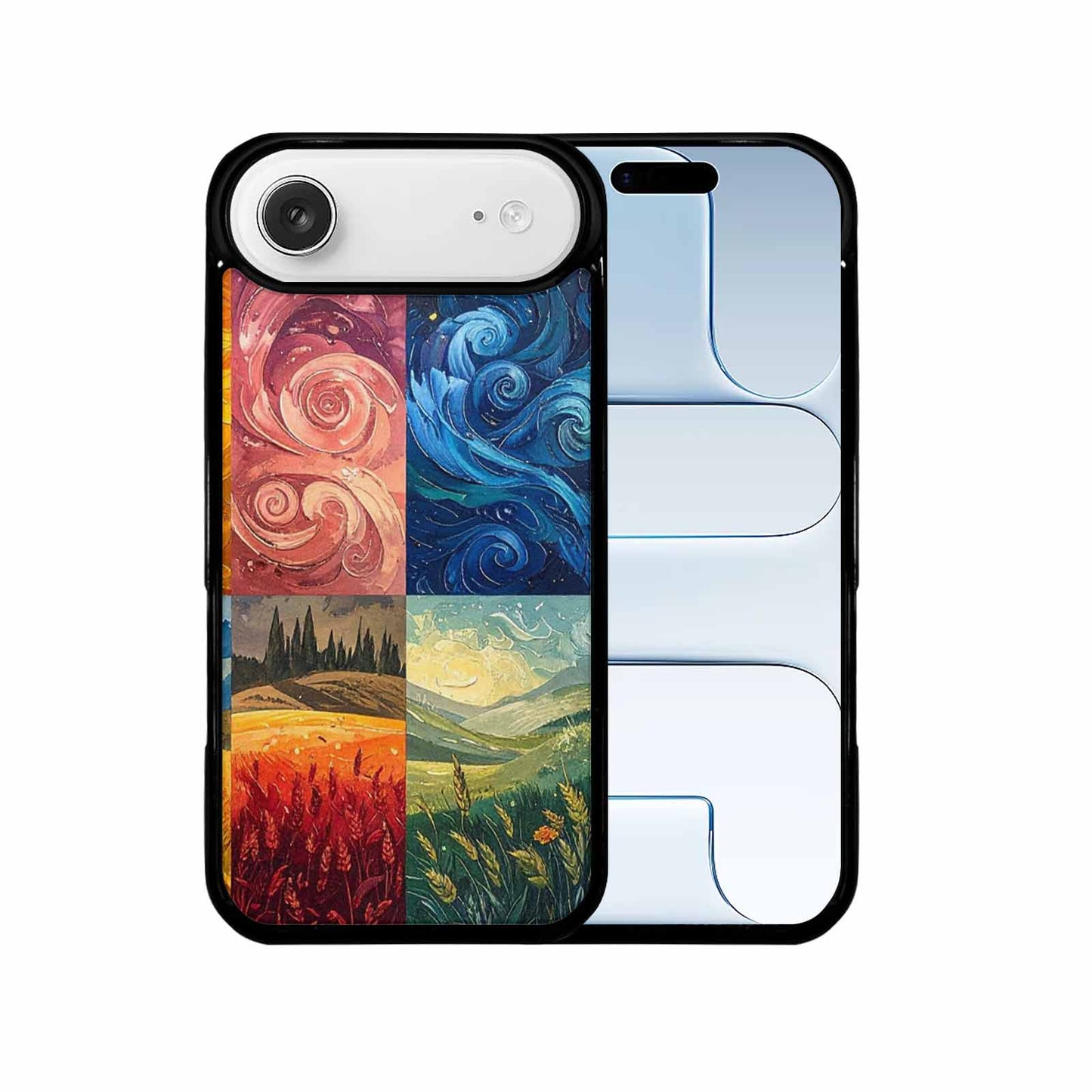 iPhone 17 Air Case — Small Van Gogh Style Swirl Galaxy, Original Design Phone Case